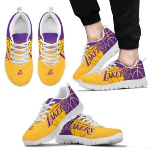Los Angeles Lakers Fan Custom Unofficial Running Shoes Sneakers Trainers