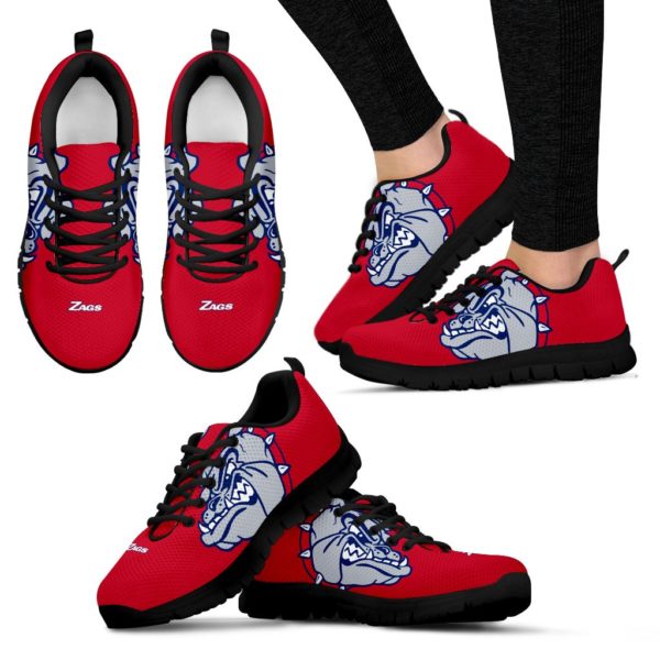 Gonzaga University Bulldogs NCAA Fan Custom Unofficial Running Shoes Sneakers Trainers - Image 3