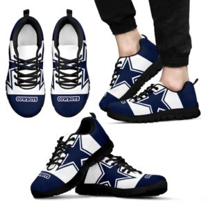Dallas Cowboys Fan Custom Unofficial Running Shoes Sneakers Trainers - Ladies Men Kids Gift