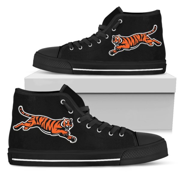 Cincinnati Bengals high top Custom design shoes - Image 6