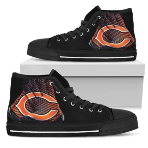 Chicago Bears high top Custom design shoes