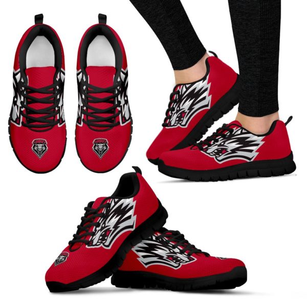 New Mexico Lobos NCAA Fan Custom Unofficial Running Shoes Sneakers Trainers - Image 3