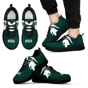 Michigan State Spartans NCAA Fan Custom Unofficial Running Shoes Sneakers