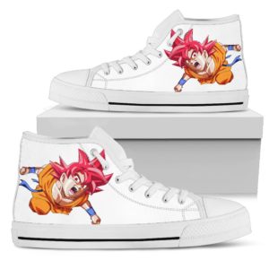 Goku God custom canvas shoes Sneakers anime dragon ball shoes