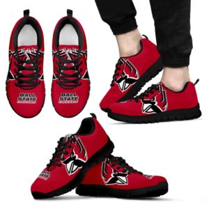 Ball State Cardinals NCAA Fan Custom Unofficial Running Shoes Sneakers Trainers