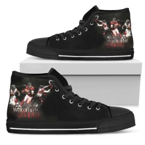 Atlanta Falcons team high top custom shoes