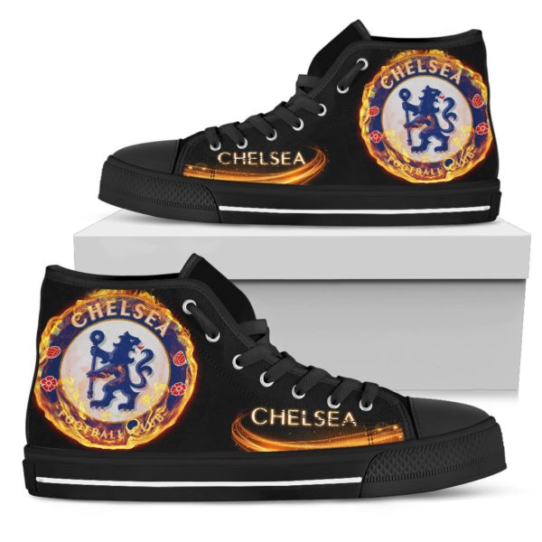 Chelsea F.C. custom canvas shoes - Image 2