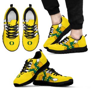 Oregon Ducks NCAA Fan Custom Unofficial Running Shoes Sneakers Trainers