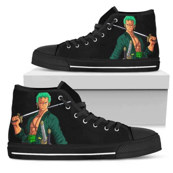 Roronoa Zoro One Piece high top custom shoes