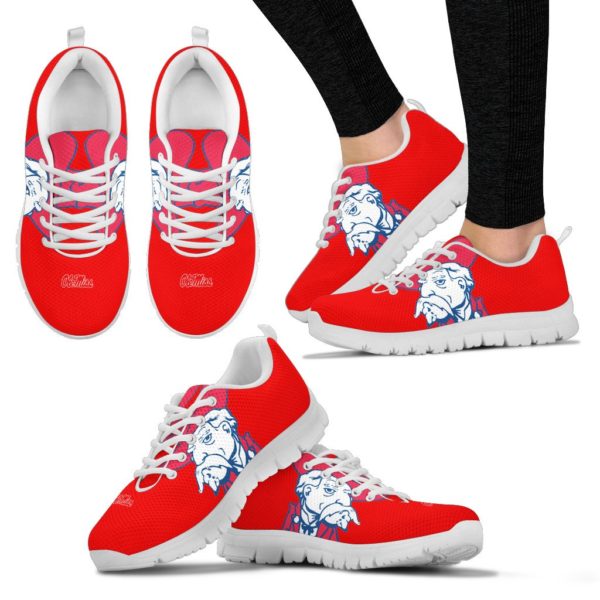 Ole Miss Rebels NCAA Fan Custom Unofficial Running Shoes Sneakers Trainers - Image 4