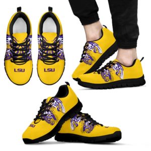 Louisiana State (LSU) Tigers NCAA Fan Custom Unofficial Running Shoes Sneakers Trainers