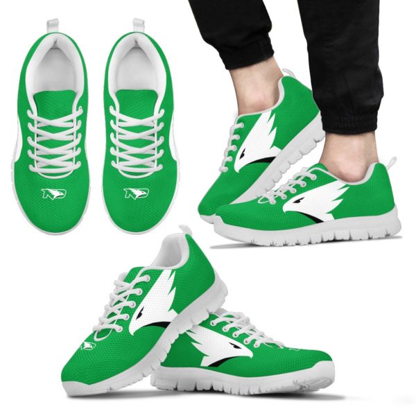 North Dakota Fighting Hawks NCAA Fan Custom Unofficial Running Shoes Sneakers Trainers - Image 2