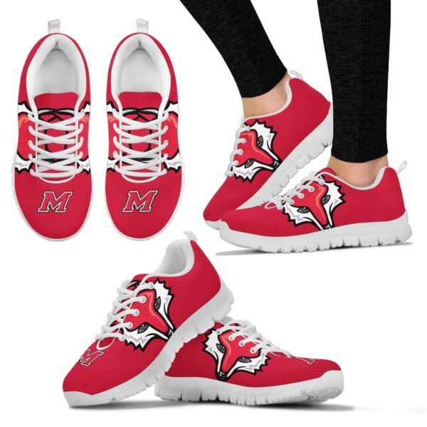 Marist Red Foxes NCAA Fan Custom Unofficial Running Shoes Sneakers Trainers - Image 4