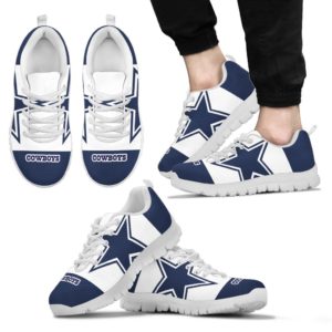 Dallas Cowboys Fan Custom Unofficial Running Shoes Sneakers Trainers - Ladies Men Kids Gift