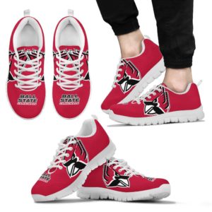 Ball State Cardinals NCAA Fan Custom Unofficial Running Shoes Sneakers Trainers