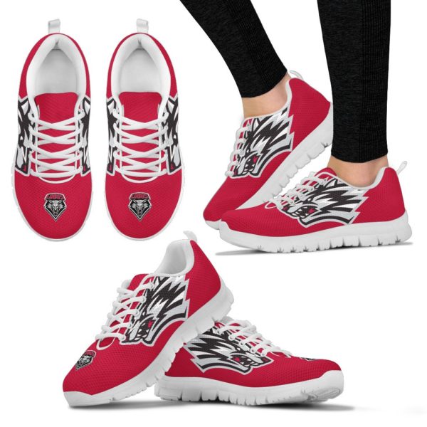 New Mexico Lobos NCAA Fan Custom Unofficial Running Shoes Sneakers Trainers - Image 4