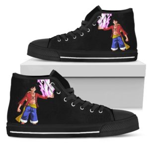 Monkey D. Luffy One Piece high top custom shoes