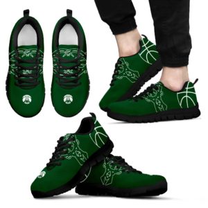 Milwaukee Bucks Fan Custom Unofficial Running Shoes Sneakers Trainers