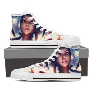 Jinx League of legends custom canvas shoes for men