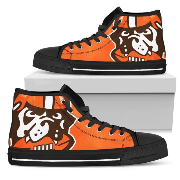 Cleveland Browns  high top custom shoes - Image 3