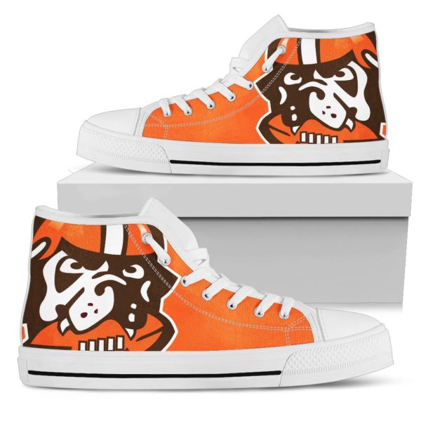 Cleveland Browns  high top custom shoes - Image 4