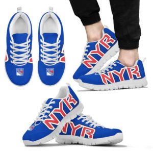 New York Rangers Full Blue Fan Custom Unofficial Running Shoes Sneakers Trainers