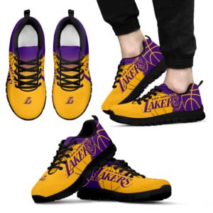 Los Angeles Lakers Fan Custom Unofficial Running Shoes Sneakers Trainers