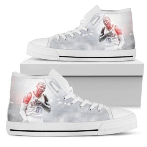 Russell Westbrook custom canvas shoes