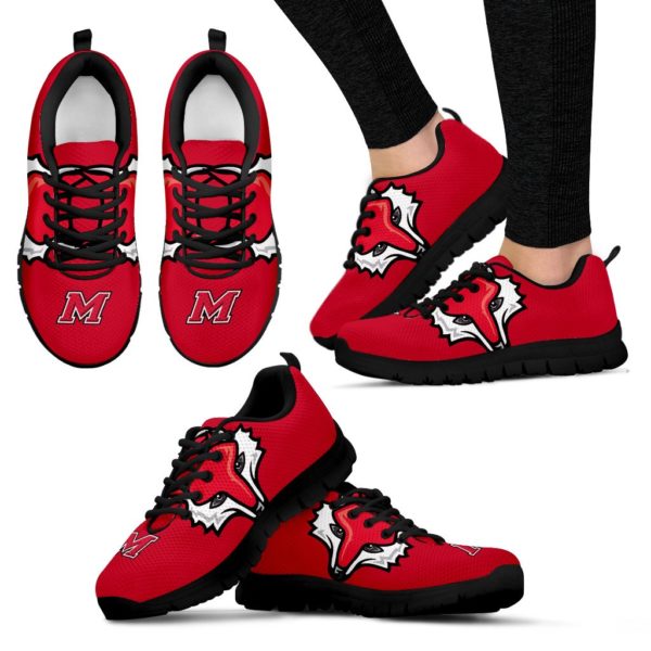 Marist Red Foxes NCAA Fan Custom Unofficial Running Shoes Sneakers Trainers - Image 3