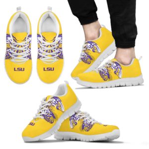 Louisiana State (LSU) Tigers NCAA Fan Custom Unofficial Running Shoes Sneakers Trainers