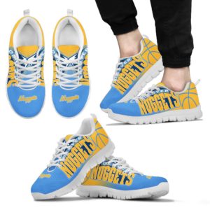 Denver Nuggets Fan Custom Unofficial Running Shoes Sneakers Trainers  Ladies Men Kids Gift