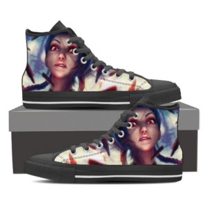 Jinx League of legends custom canvas shoes for men