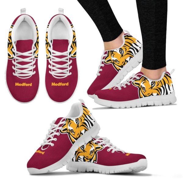 MEDFORD Public School Tigers Fan Custom Running Shoes Sneakers Trainers - Image 4