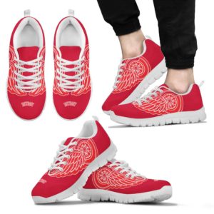 Detroit Red Wings Fan Custom Unofficial Running Shoes Sneakers Trainers Gift