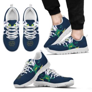 Notre Dame Fighting Irish NCAA Fan Custom Unofficial Running Shoes Sneakers Trainers