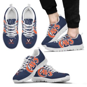 Virginia Cavaliers NCAA Fan Custom Unofficial Running Shoes Sneakers Trainers