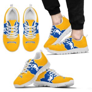 Rollins College Tars NCAA Fan Custom Unofficial Running Shoes Sneakers Trainers