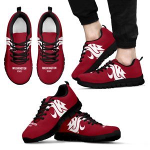 Washington State Cougars NCAA Fan Custom Unofficial Running Shoes Sneakers Trainers