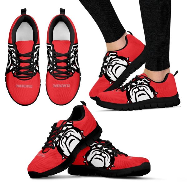 Georgia Bulldogs NCAA Fan Custom Unofficial Running Shoes Sneakers Trainers - Image 3