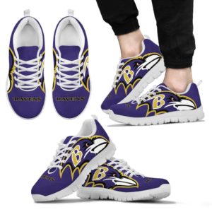 Baltimore Ravens Fan Custom Unofficial Running Shoes Sneakers Trainers Lad