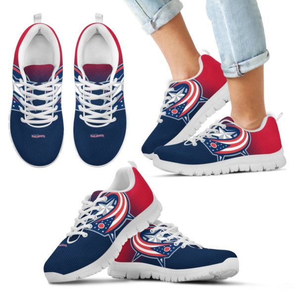 Columbus Blue Jackets Fan Custom Unofficial Running Shoes Sneakers Trainers - Image 6