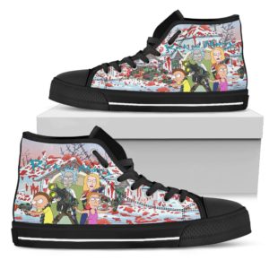 Rick and Morty Custom Canvas shoes