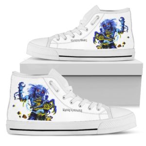 Iron Maiden custom canvas shoes