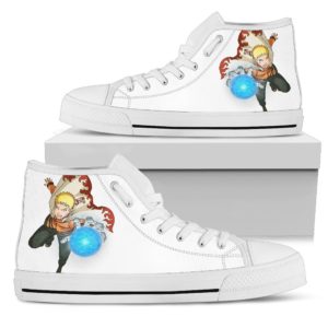 Naruto Uzumaki high top custom shoes