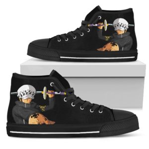 Trafalgar D. Water Law One Piece high top custom shoes