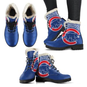Chicago cubs Custom Winter boots