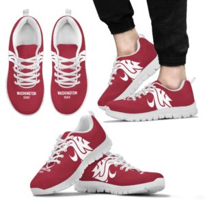 Washington State Cougars NCAA Fan Custom Unofficial Running Shoes Sneakers Trainers