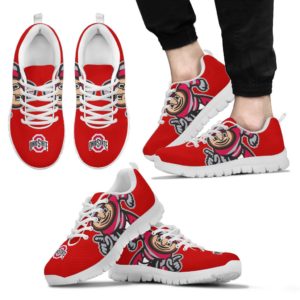 Ohio State Buckeye NCAA Fan Custom Unofficial Running Shoes Sneakers Trainers