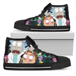 Rick and Morty custom canvas Shoes