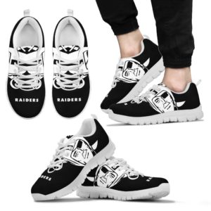 Oakland Raiders Fan Custom Unofficial Running Shoes Sneakers Trainers